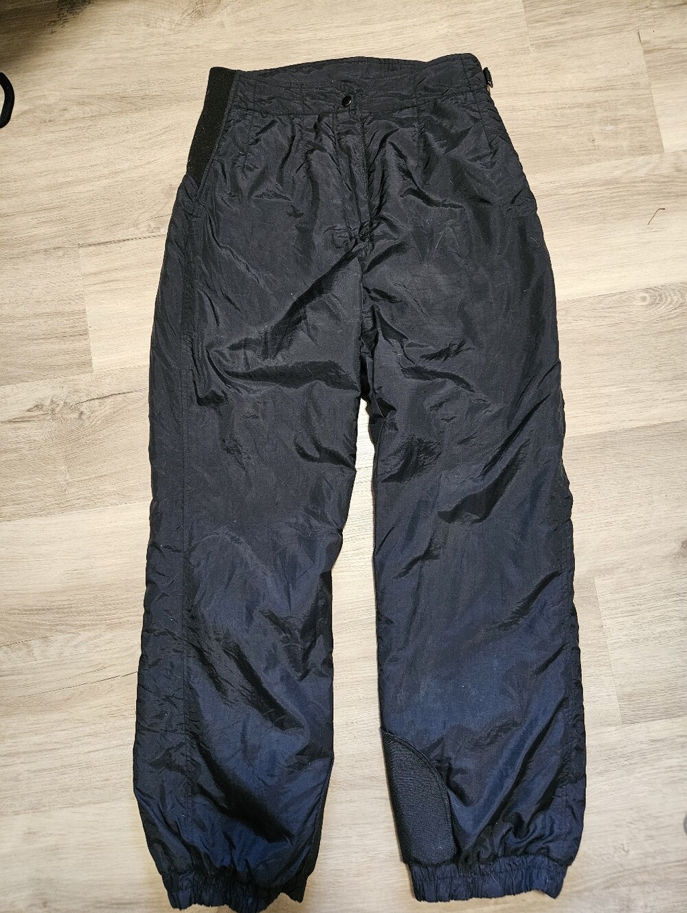 Vintage Obermeyer Black Ski Pants Snow Bibs Size 10 Winter Outdoor